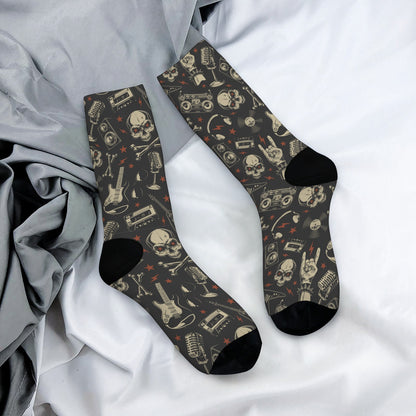 Custom Men's Underwear & Socks Set - Musical Skull