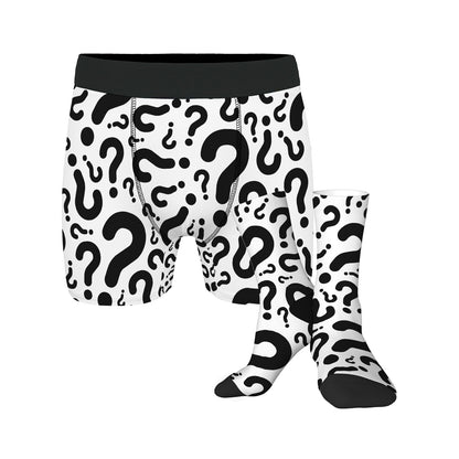 Men's Customizable Underwear & Socks Set - Soft Polyester Comfort