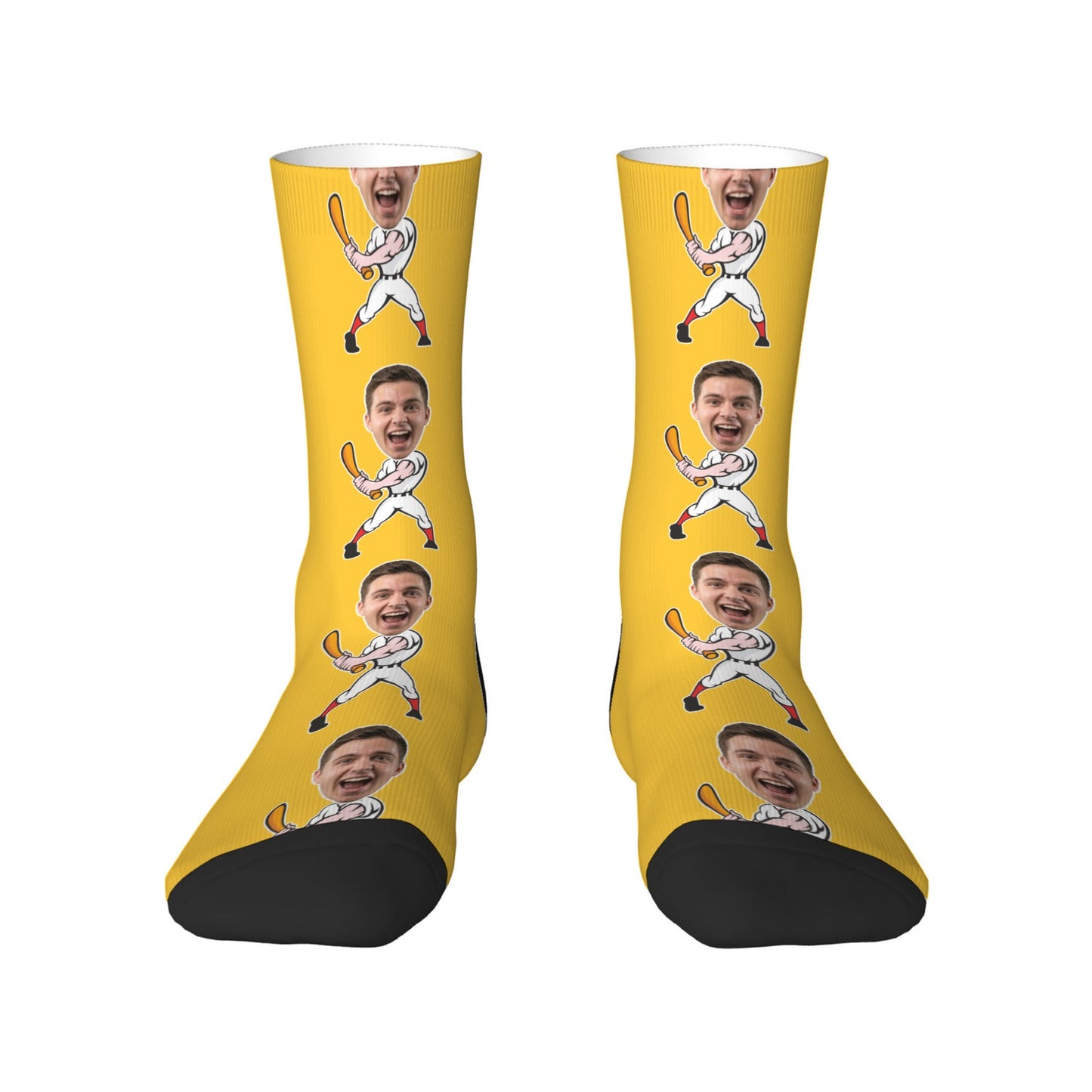 Custom Baseball Face Socks and Underwear for Him