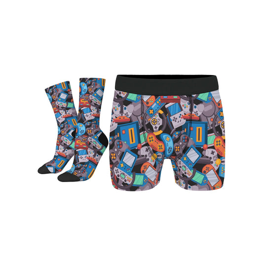 Custom Men's Underwear & Socks Set - Games Design