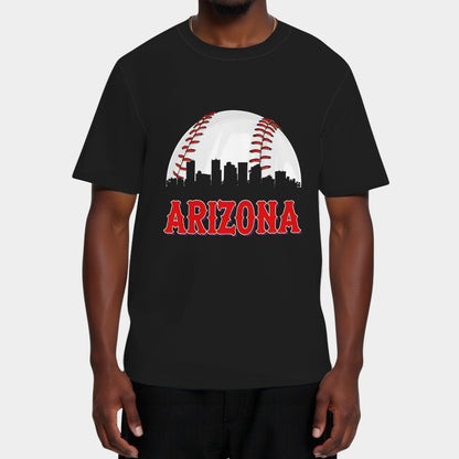Vintage Arizona Baseball Player And Fans T-Shirt