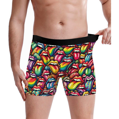 Custom Men's Underwear & Socks Set - Tongue Design