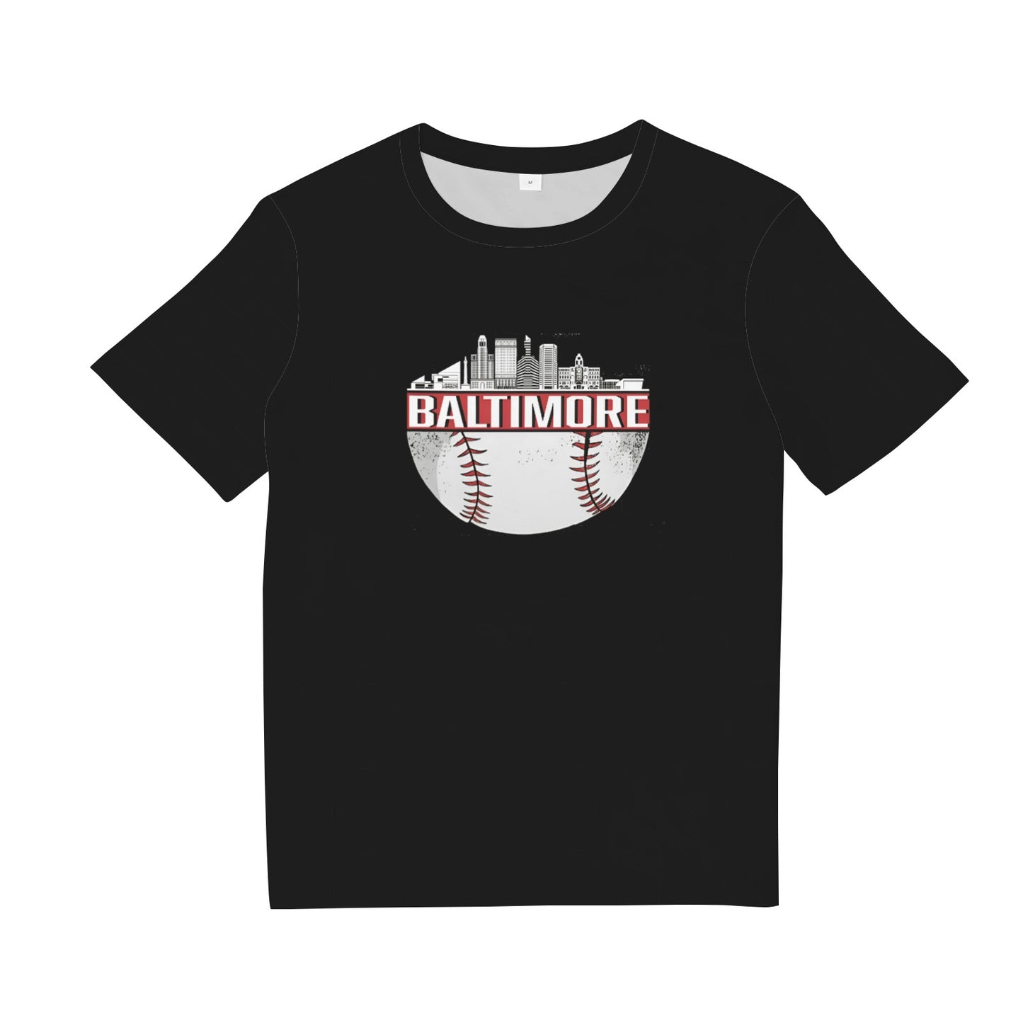 Baltimore Baseball Skyline Cityescape T-Shirt