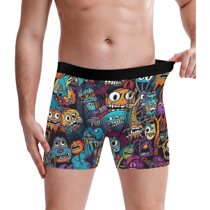 Custom Men's Underwear & Socks Set - Little Monster Design