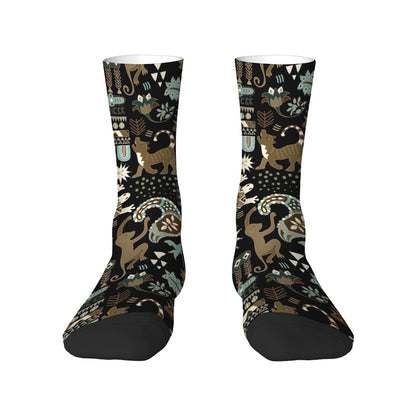 Custom Men's Underwear & Socks Set - Elephant & Monkey Ethnic Inspired