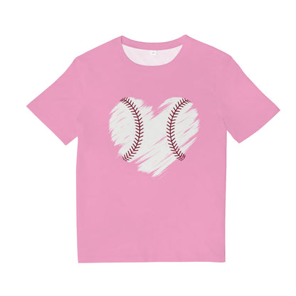 Baseball Lovers Heart T-Shirt
