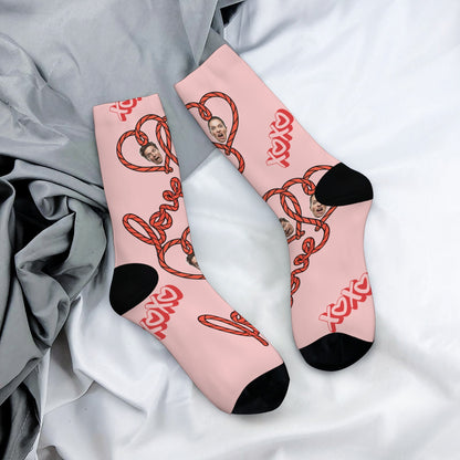 Custom Valentine's Day Couple Love Heart Underwear Sets