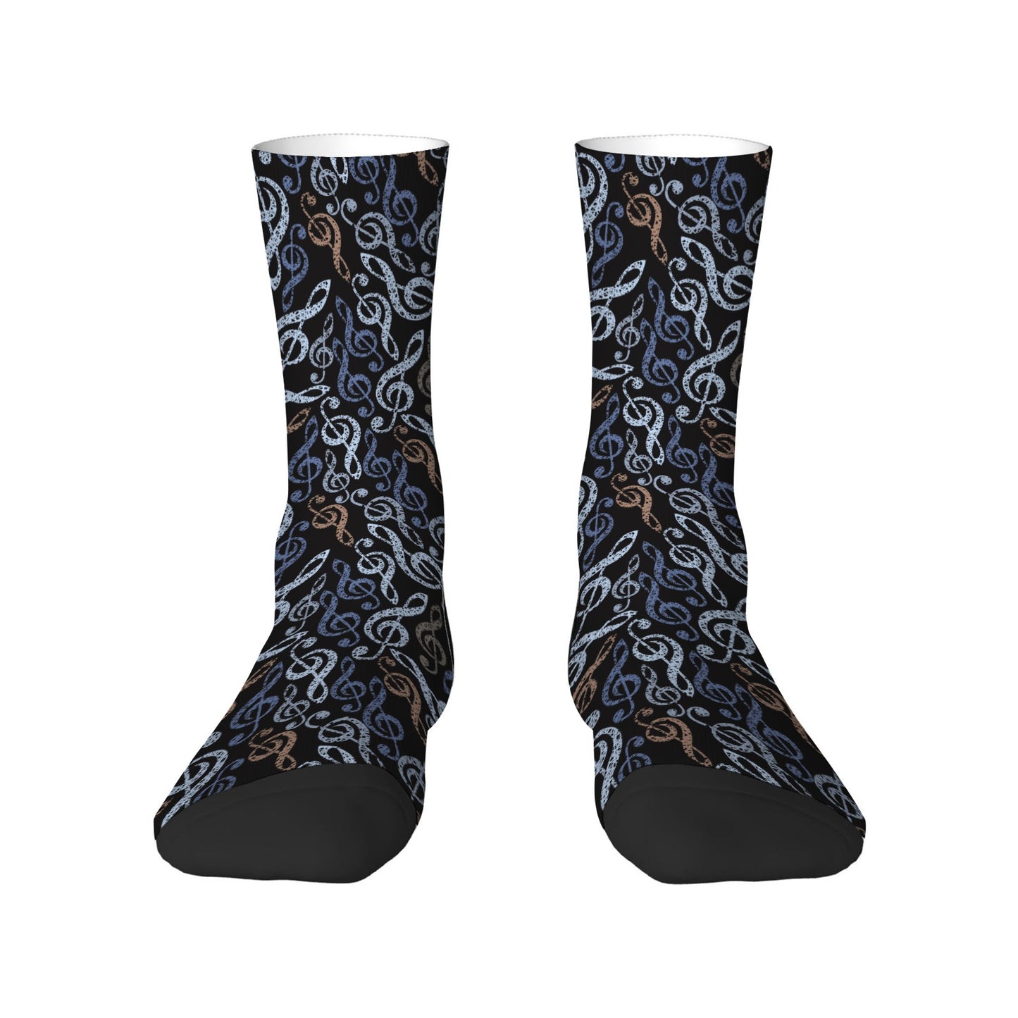 Custom Men's Underwear & Socks Set - Musical Notes