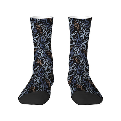 Custom Men's Underwear & Socks Set - Musical Notes