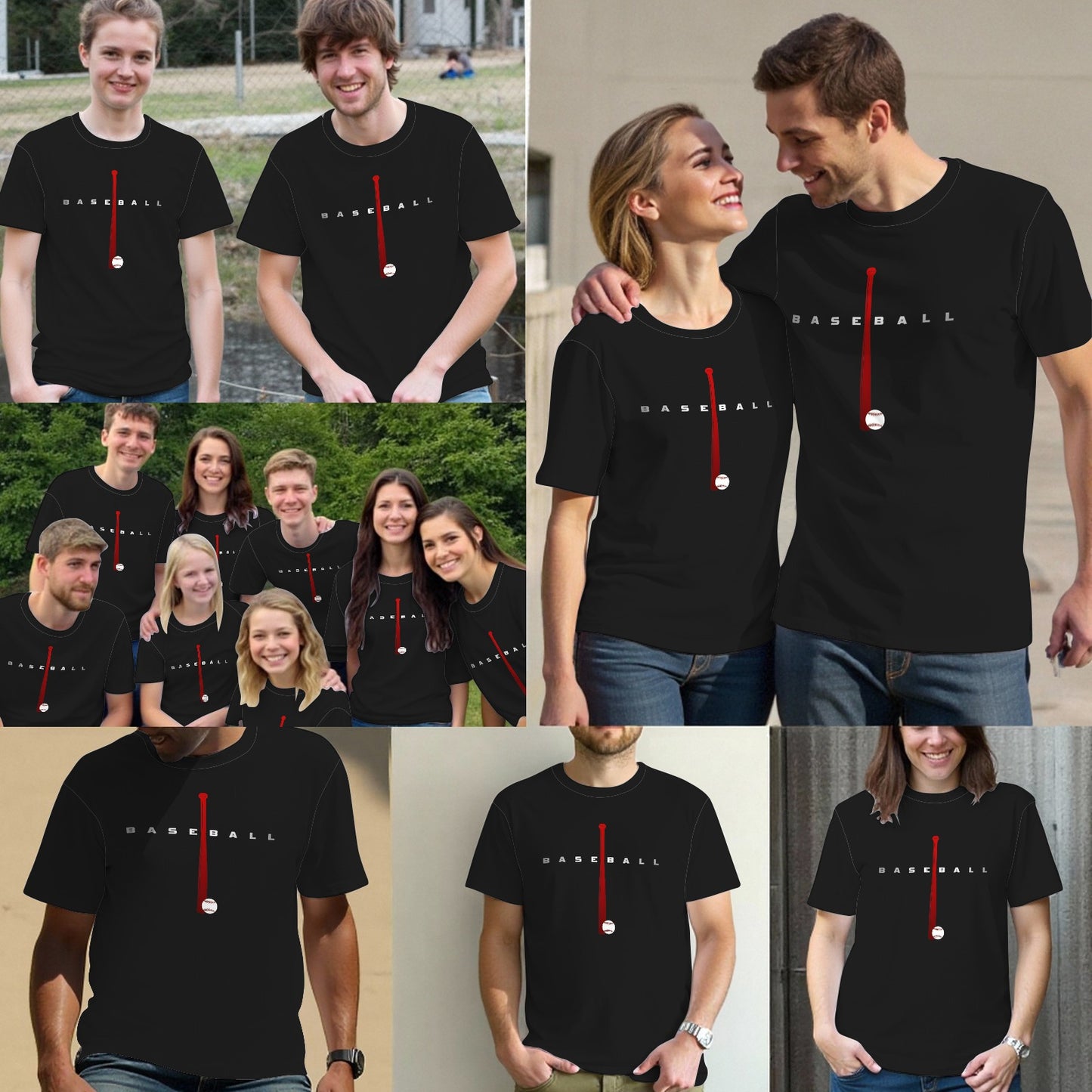 Baseball Bat Ball T-Shirt
