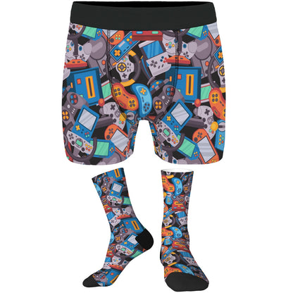 Custom Men's Underwear & Socks Set - Games Design