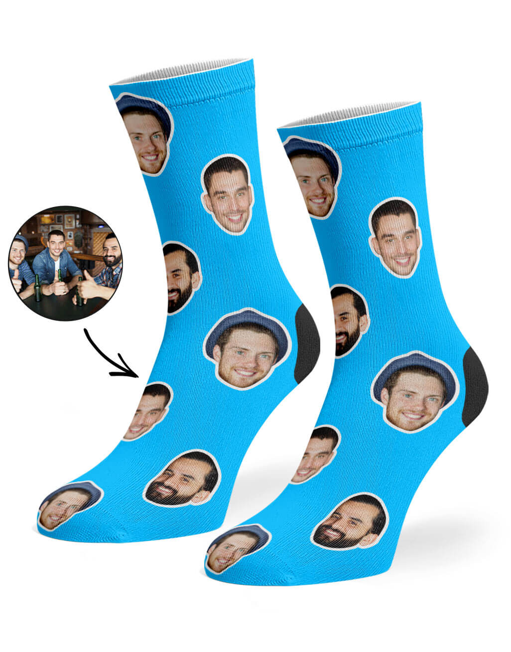Best Friend Face Socks