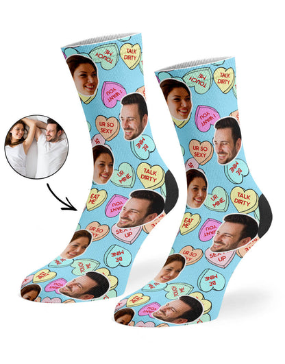 Naughty Love Hearts Socks