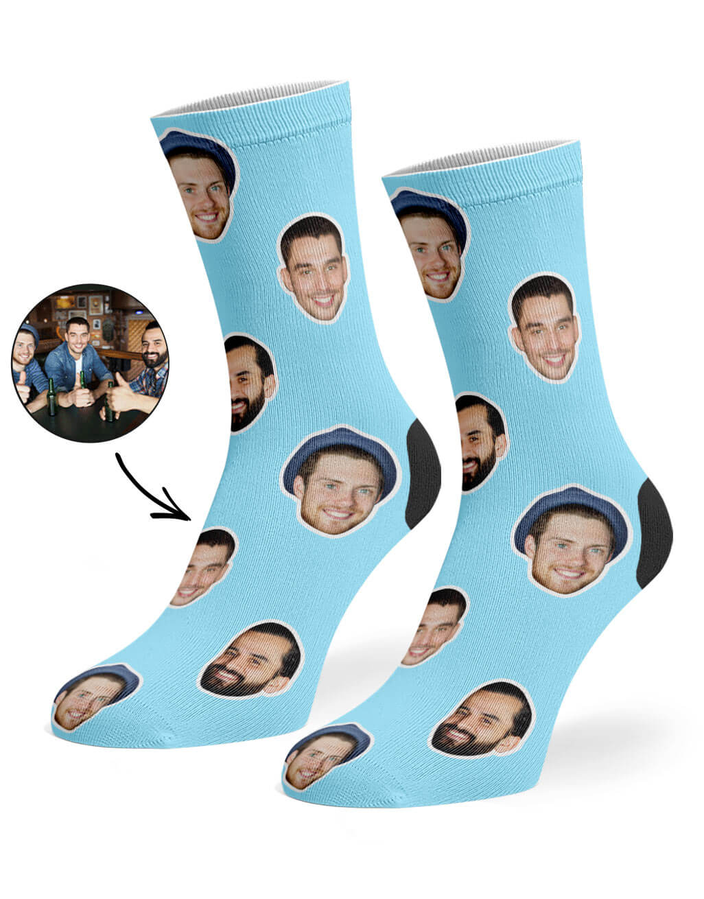Best Friend Face Socks