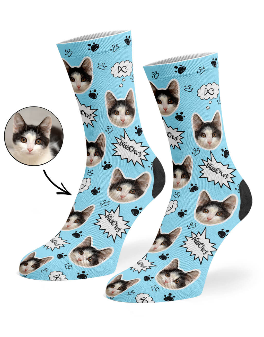 Your Cat Meow Socks