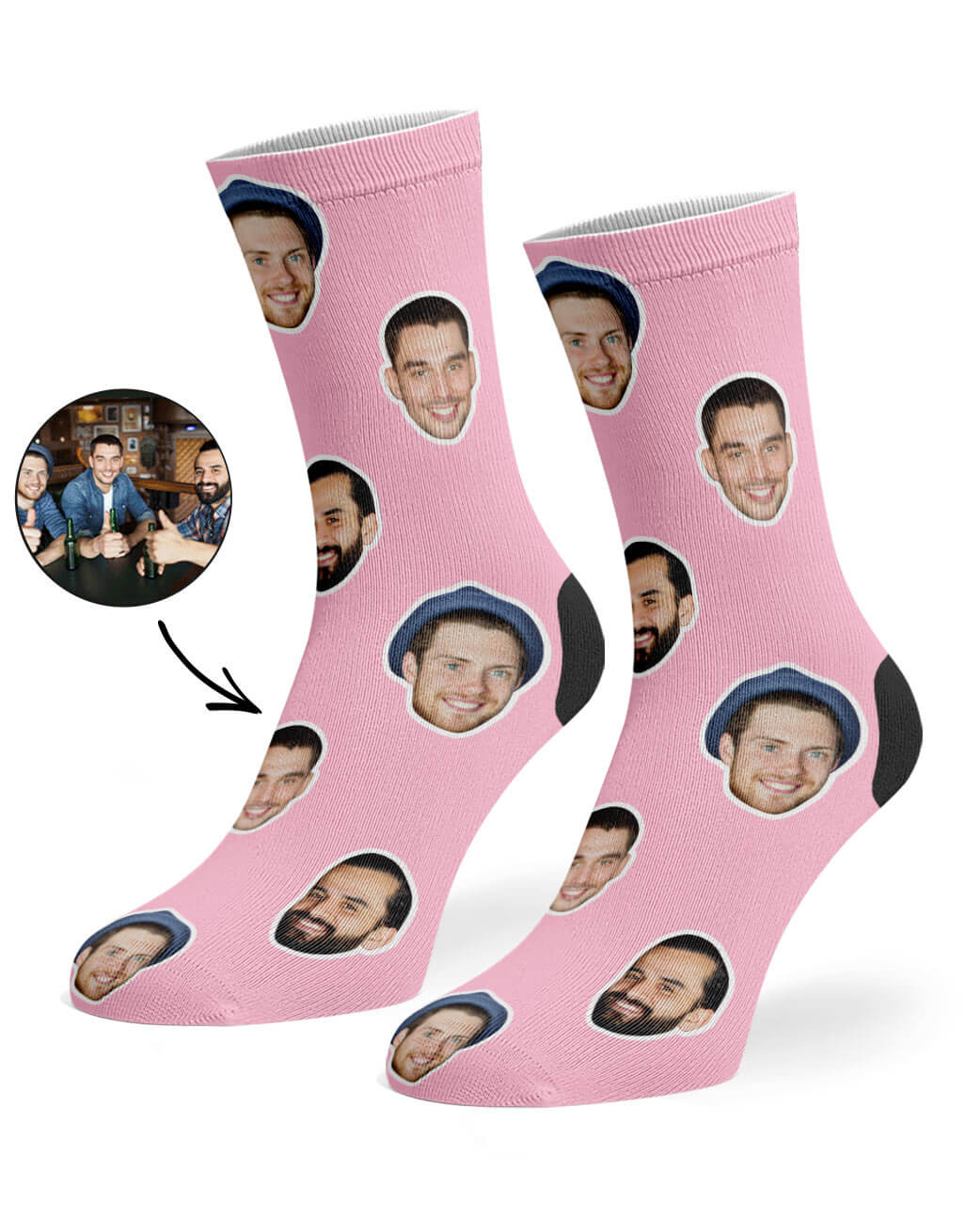 Best Friend Face Socks