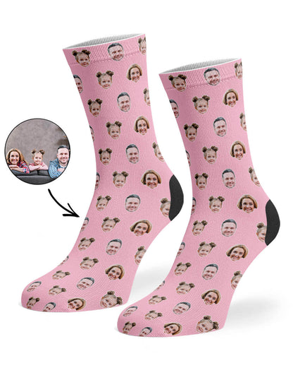 Family Face Pattern Socks