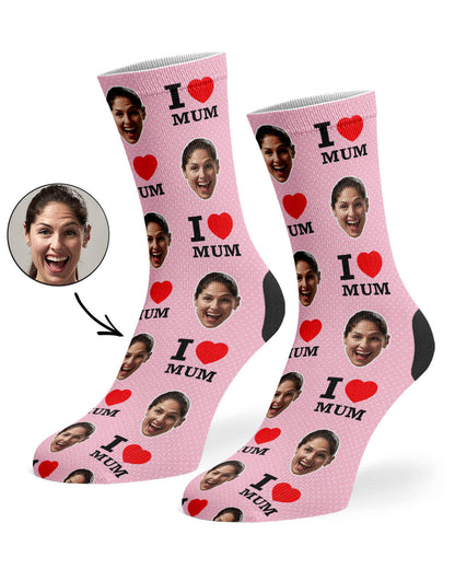 I Love Mum Socks