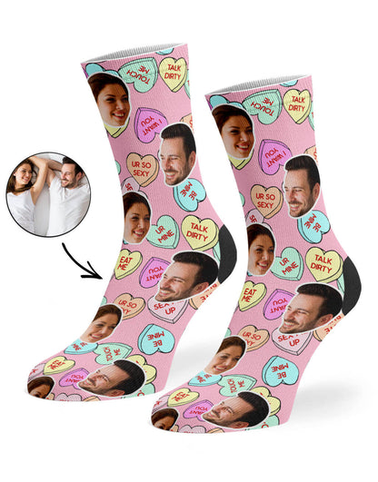 Naughty Love Hearts Socks
