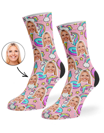 Unicorn & Donut Socks