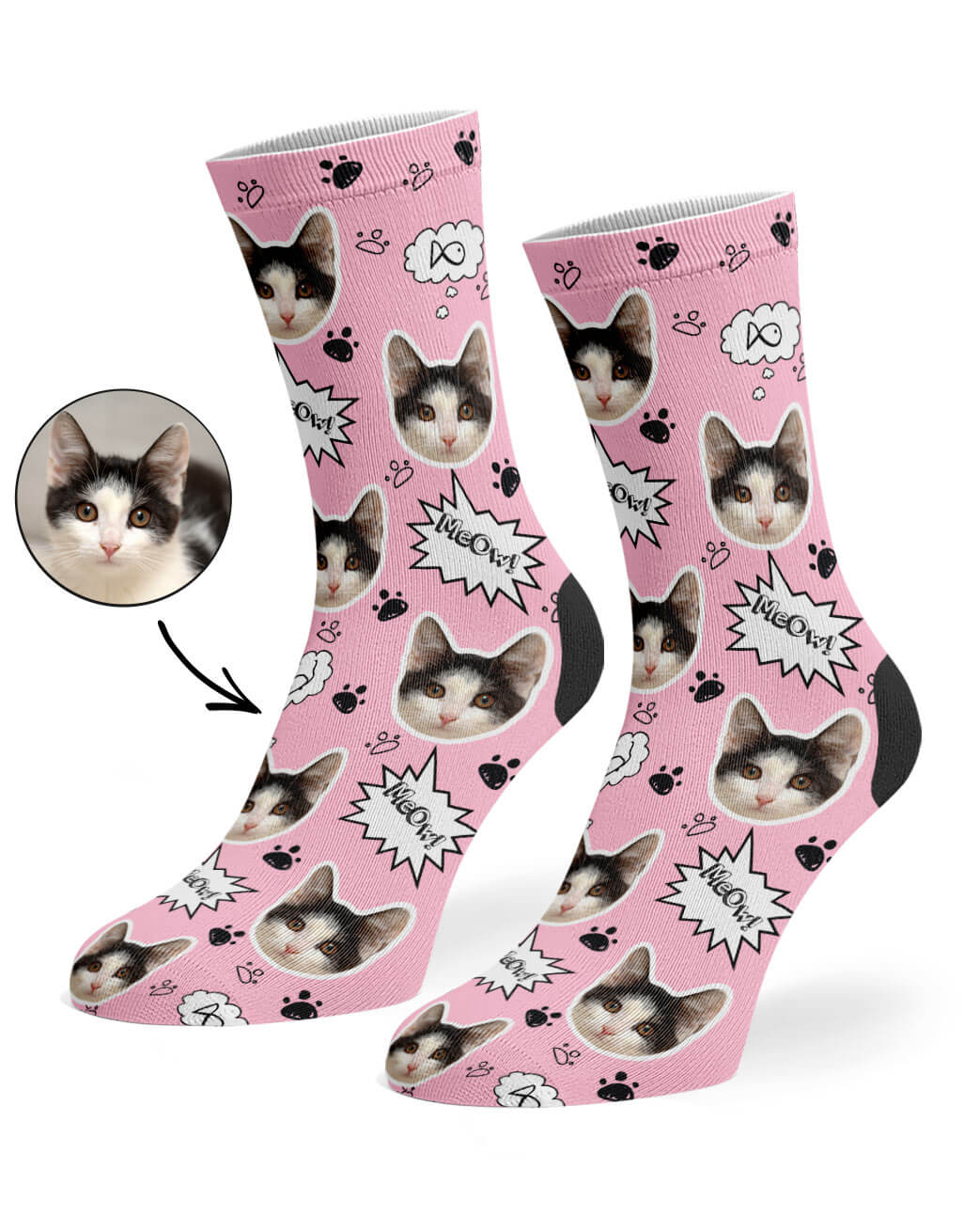 Your Cat Meow Socks