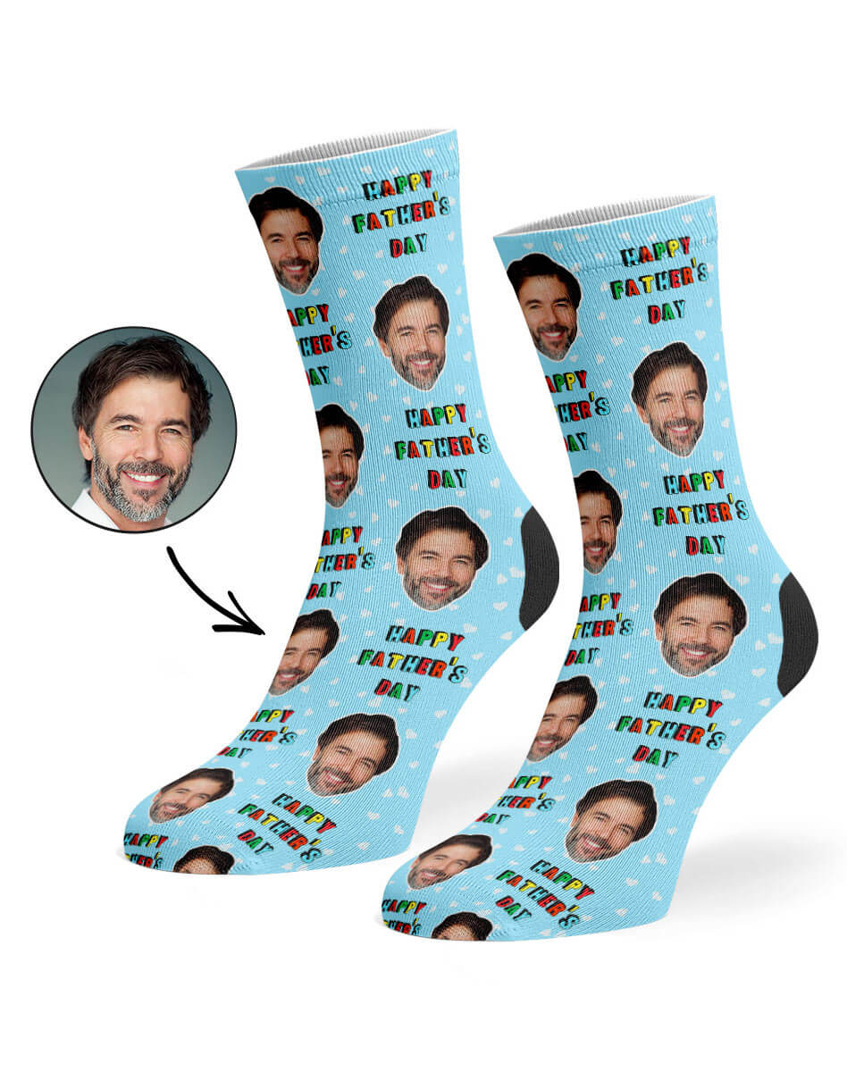 Happy Father's Day Face Socks