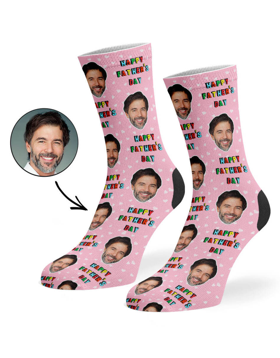 Happy Father's Day Face Socks