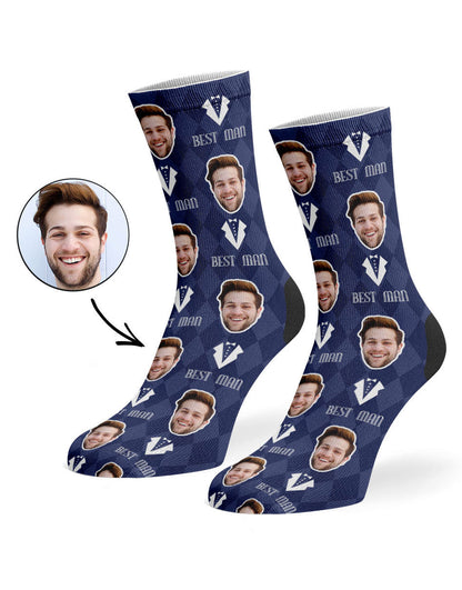 Best Man Face Socks