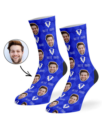 Best Man Face Socks