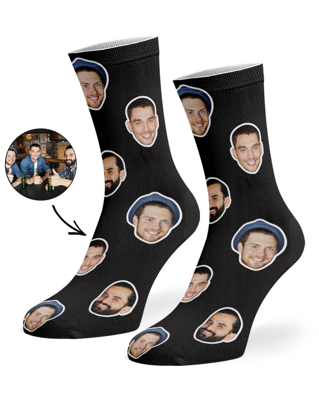 Best Friend Face Socks