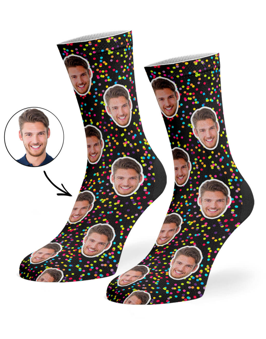 Colourful Spots Socks