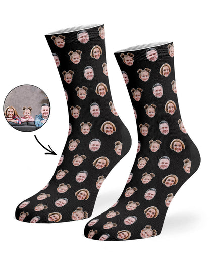 Family Face Pattern Socks
