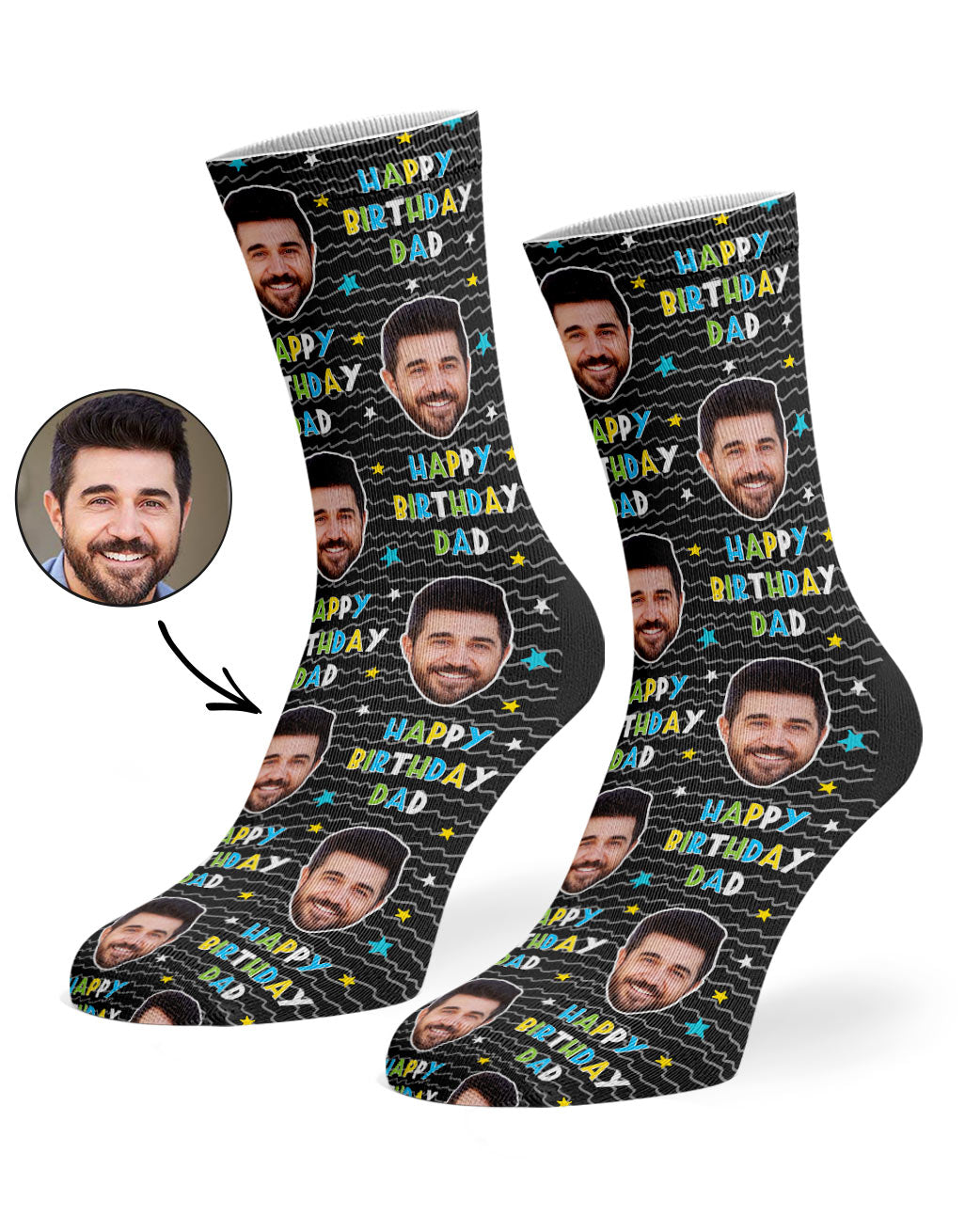Happy Birthday Dad Socks