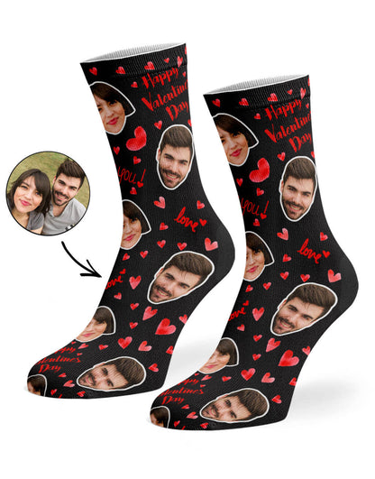 Happy Valentines Socks