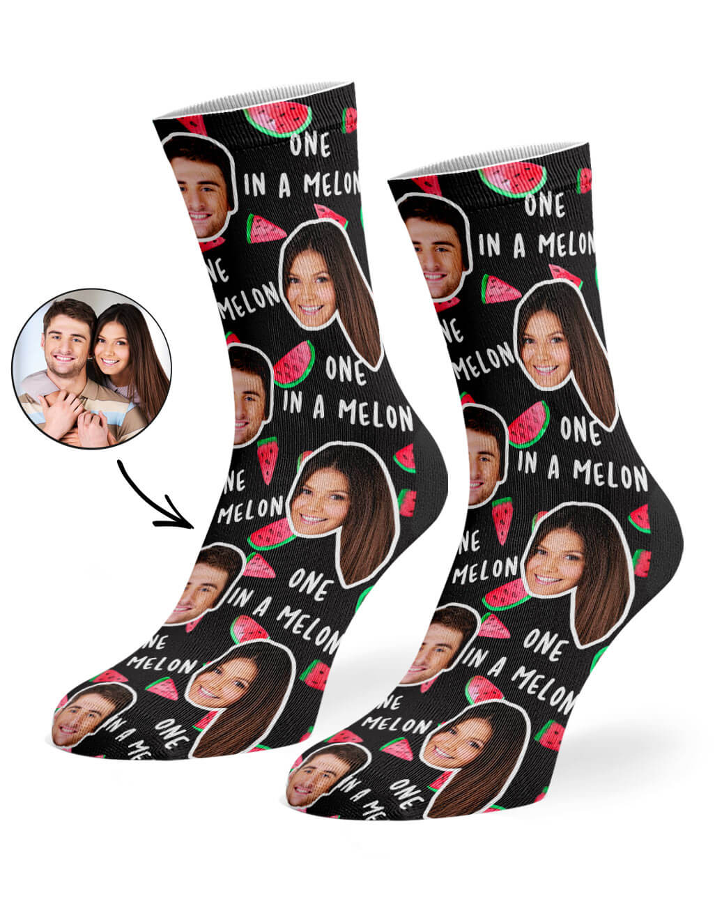 One In A Melon Socks