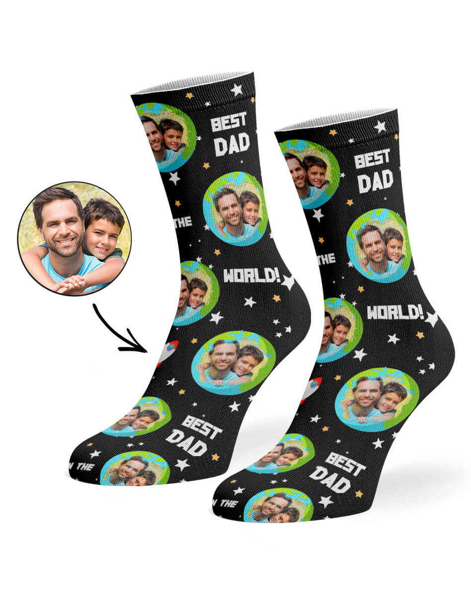 Best Dad In The World Socks