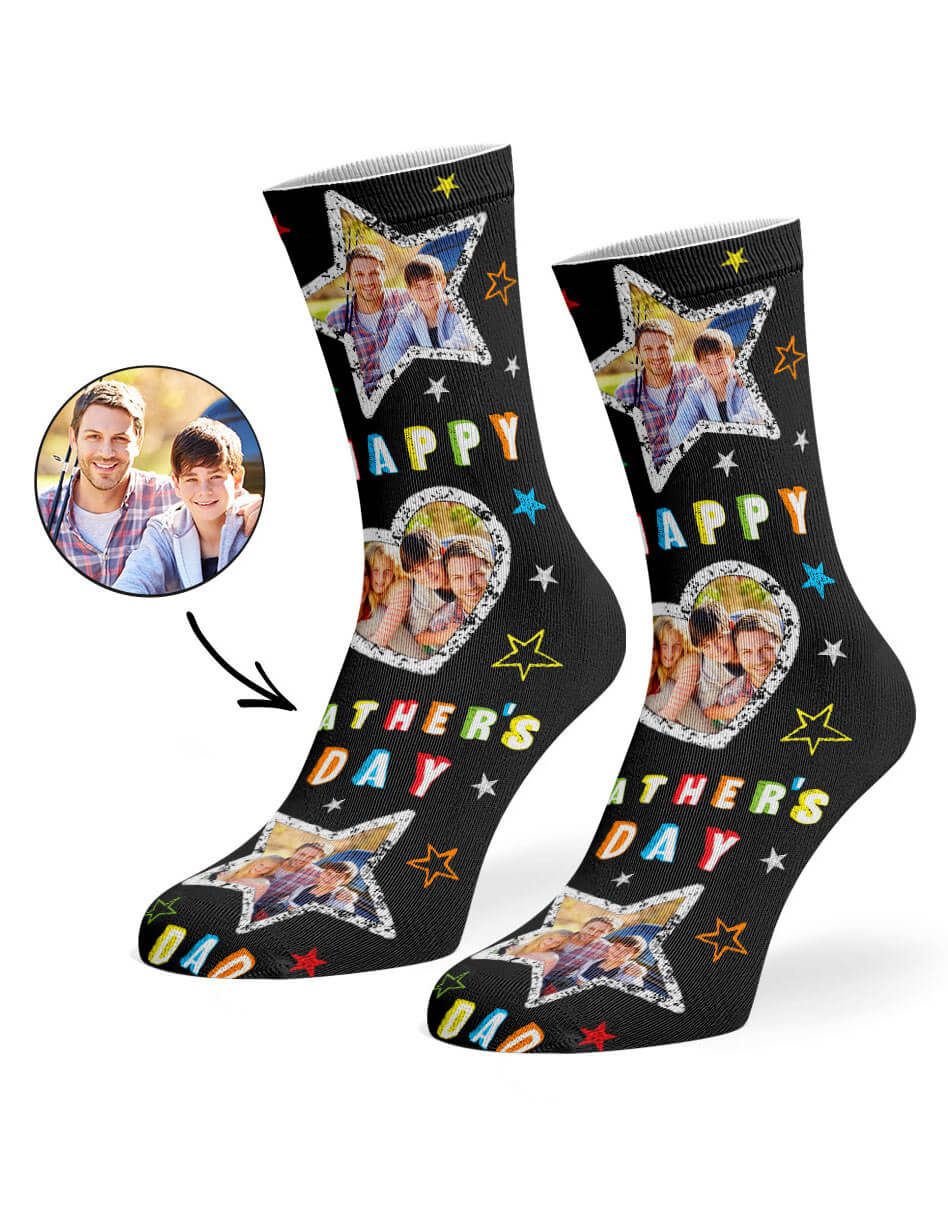 Father's Day Collage Socks