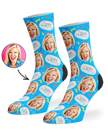 Birthday Squiggle Socks