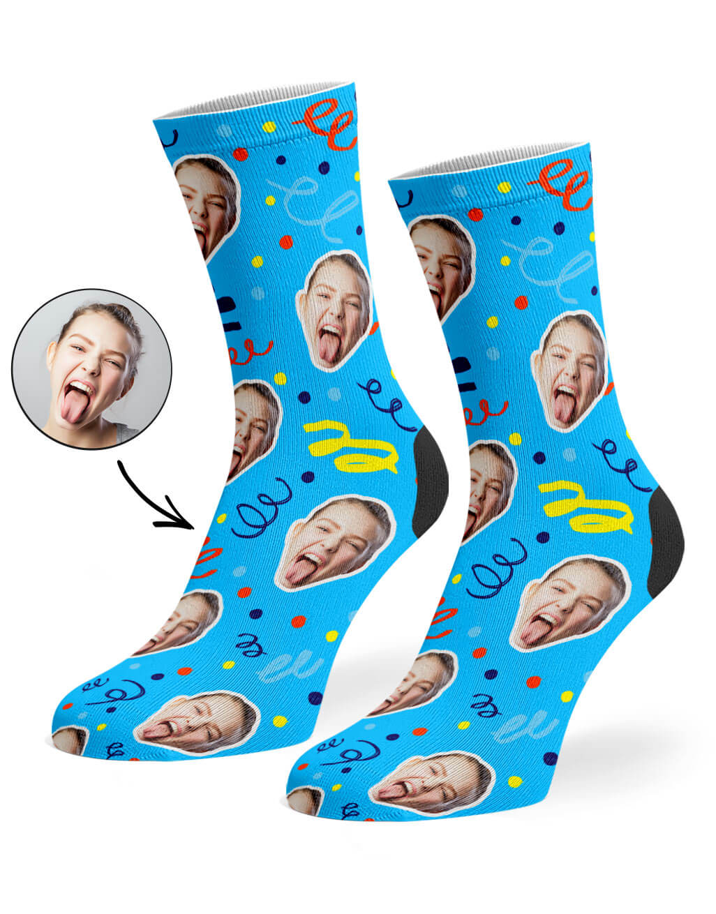 Happy Birthday Confetti Socks