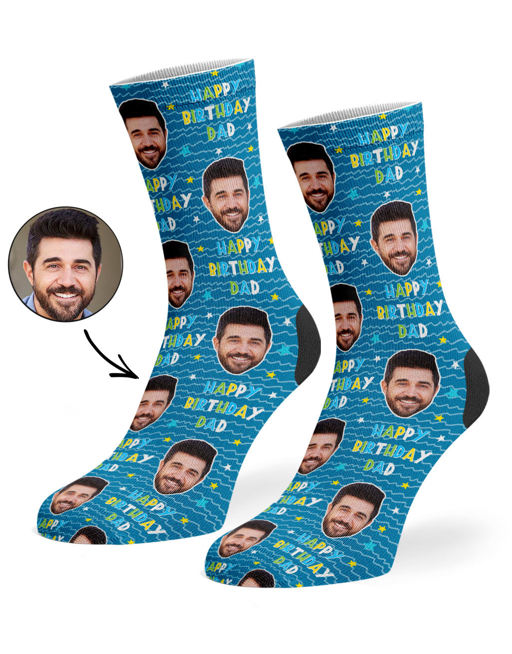 Happy Birthday Dad Socks