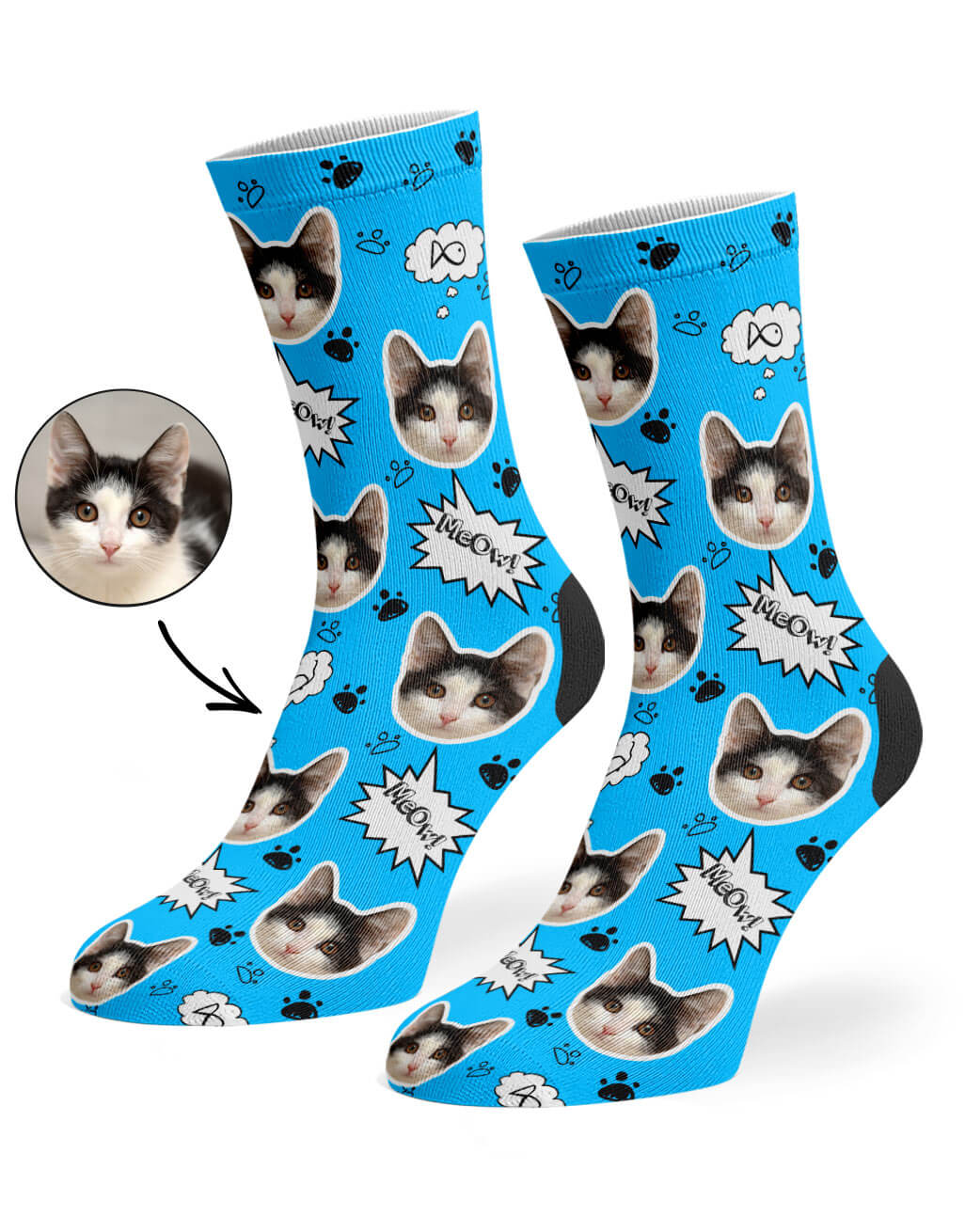 Your Cat Meow Socks