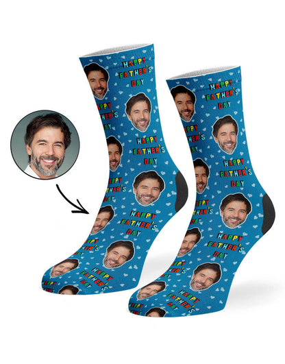 Happy Father's Day Face Socks