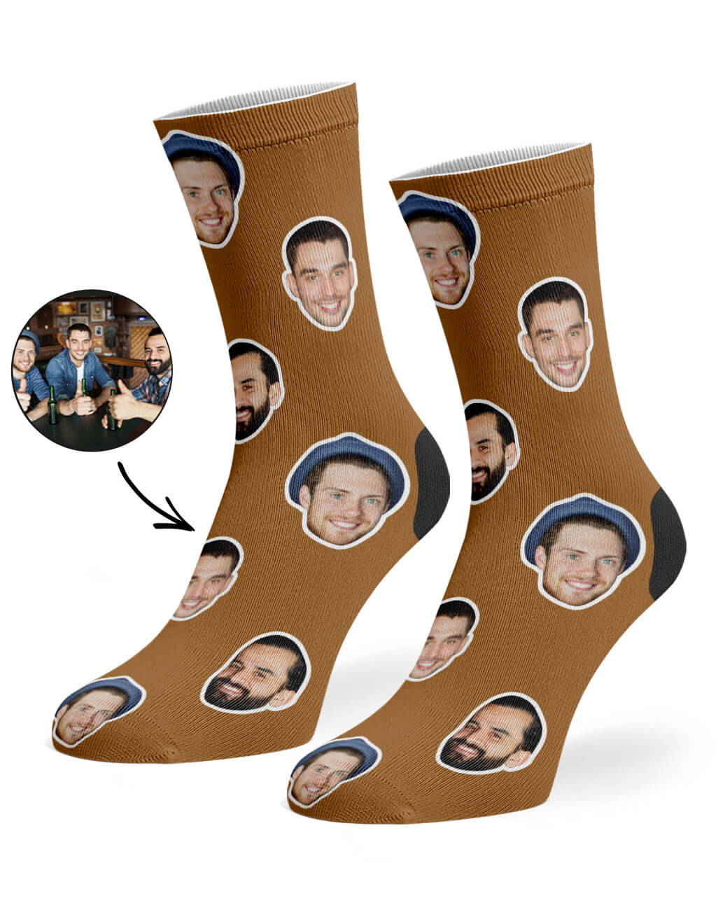 Best Friend Face Socks