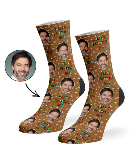 Happy Father's Day Face Socks