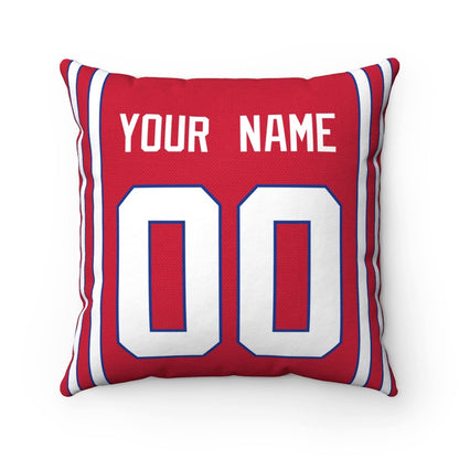 Throw Pillow Buffalo Custom Any Name and Number