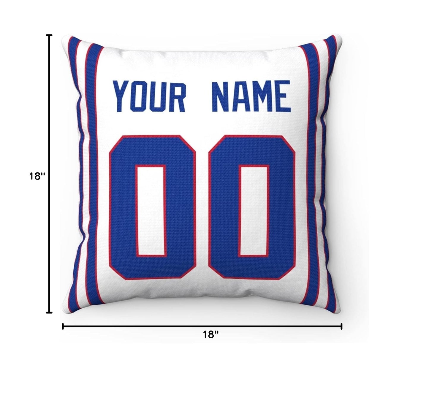 Throw Pillow Buffalo Custom Any Name and Number