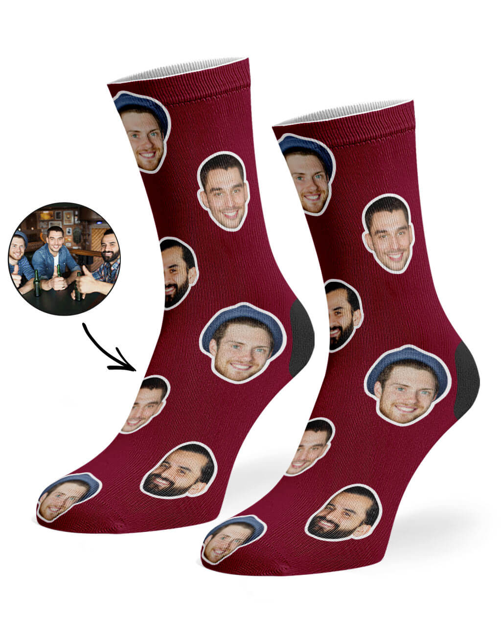 Best Friend Face Socks