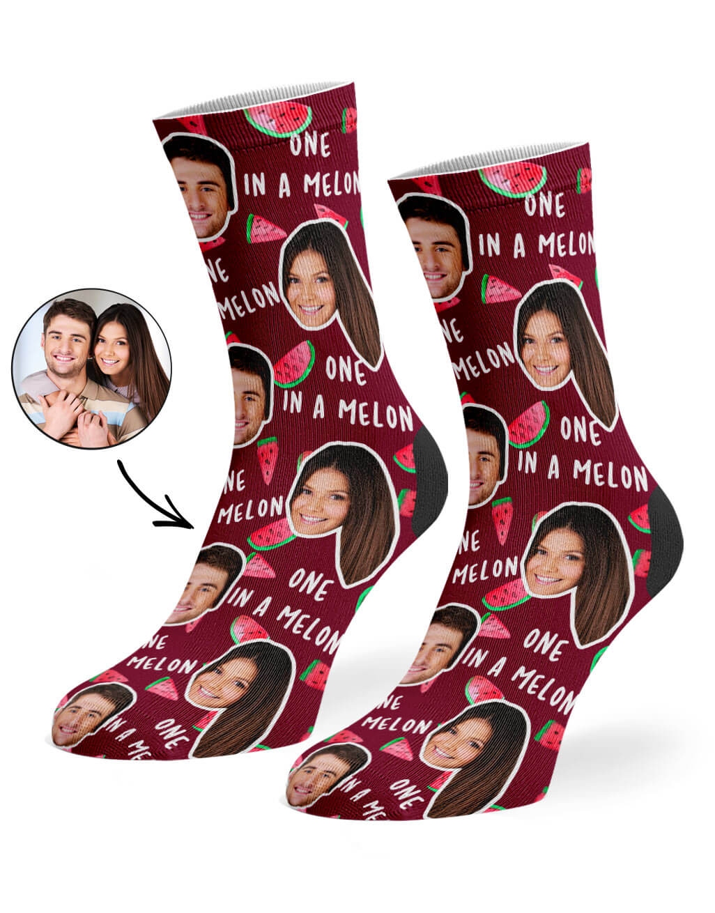 One In A Melon Socks