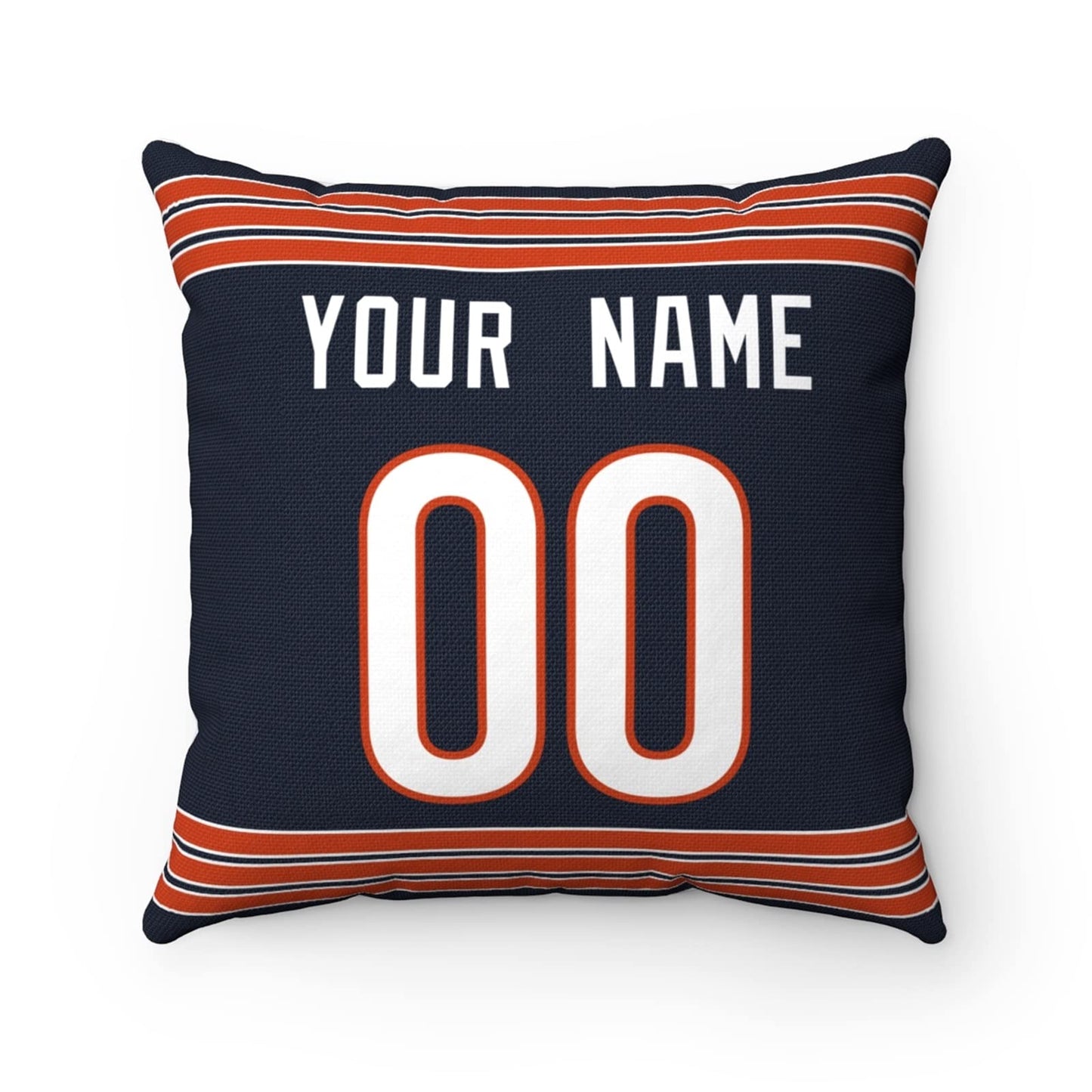 Throw Pillow Chicago Custom Any Name and Number