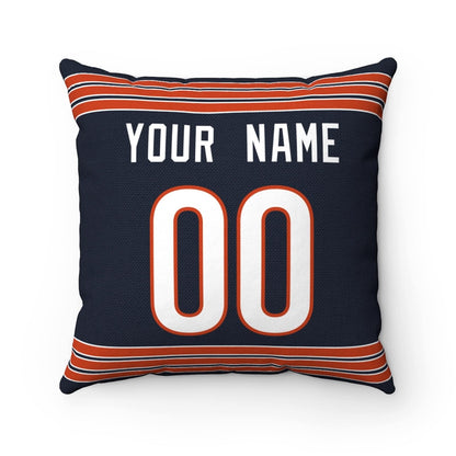 Throw Pillow Chicago Custom Any Name and Number